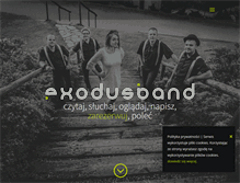 Tablet Screenshot of exodusband.pl